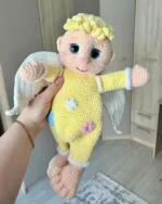 Crochet Christmas Angel Snuggler Pattern, Amigurumi Rag Doll (PDF Pattern) - Image 7