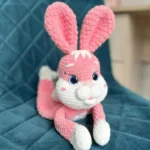 Crochet Snuggler Bunny Pattern, Amigurumi Plush Lovey - Image 9