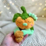 Crochet Pumpkin Lovey Pattern: Amigurumi Snuggler (PDF Pattern) - Image 6
