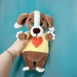 Crochet Puppy Snuggler Pattern, Amigurumi Dog Comforter (Digital PDF) - Image 5