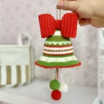 Crochet Christmas Bell Ornament Pattern: Amigurumi Scandinavian Style (PDF Pattern)