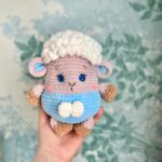 Crochet Lamb Pattern: Amigurumi plush Easter Toy, Soft animal, Easter egg (PDF Pattern) - Image 7