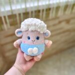 Crochet Lamb Pattern: Amigurumi plush Easter Toy, Soft animal, Easter egg (PDF Pattern) - Image 8