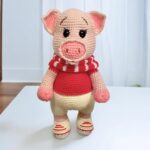 Crochet pig pattern: Amigurumi piglet, Toy tutorial, Animals pattern, Crochet toys, English pattern PDF - Image 3