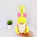 Crochet Easter Bunny gnome pattern: Amigurumi Eggs, Toys patterns, Rabbit decor, Holiday gnomes (PDF Pattern) - Image 7
