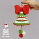 Crochet Christmas Bell Ornament Pattern: Amigurumi Scandinavian Style (PDF Pattern) - Image 5