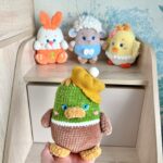 Crochet Easter toys patterns: Amigurumi Bunny, Lamb, Chicken, Duck, Plushies Animals (PDF Pattern) - Image 6