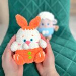 Crochet Easter toys patterns: Amigurumi Bunny, Lamb, Chicken, Duck, Plushies Animals (PDF Pattern) - Image 7