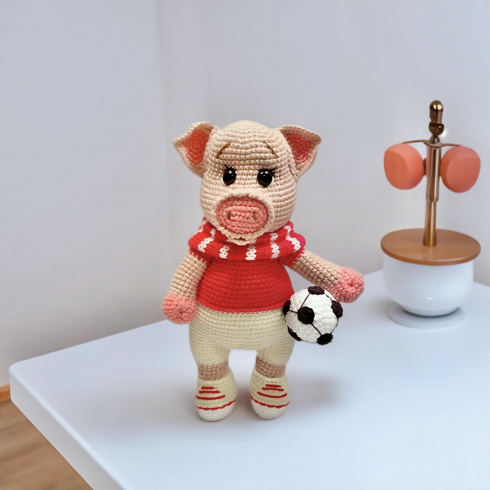 il_1588xN.7591127843_86ei Crochet pig pattern: Amigurumi piglet, Toy tutorial, Animals pattern, Crochet toys, English pattern PDF - Image 1