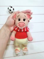 Crochet pig pattern: Amigurumi piglet, Toy tutorial, Animals pattern, Crochet toys, English pattern PDF - Image 6