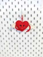 Crochet Heart Pattern: Amigurumi Valentines Day decoration, Keychain toy (PDF pattern) - Image 3