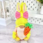 Crochet Easter Bunny gnome pattern: Amigurumi Eggs, Toys patterns, Rabbit decor, Holiday gnomes (PDF Pattern) - Image 3