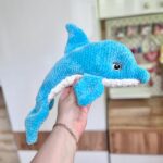 Crochet Dolphin Pattern: Amigurumi Sea Animal Snuggler Toy (PDF Pattern) - Image 10
