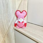 Crochet Valentine’s gnome pattern: Amigurumi toy, Easter decoration, Holiday gnome, English doll tutorial PDF - Image 9