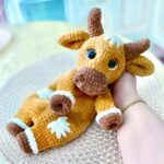 Crochet Highland Cow Amigurumi Pattern, Plush Toy (PDF Pattern)