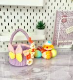 Crochet Easter Bunny Basket Pattern: Amigurumi Eggs, Chicken, Toys (PDF Pattern) - Image 6