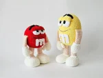 Set of 2 Crochet Pattern, Candies Red and Yellow patterns - Image 3