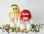 Set of 2 Crochet Pattern, Candies Red and Yellow patterns - Image 7