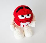 Set of 2 Crochet Pattern, Candies Red and Yellow patterns - Image 9