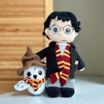 4in 1Wizard Crochet Pattern: Amigurumi Plush Toys - DIY Gift (PDF Pattern - Image 5