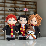 4in 1Wizard Crochet Pattern: Amigurumi Plush Toys - DIY Gift (PDF Pattern