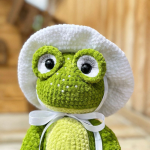Crochet Frog Pattern: Amigurumi Plush Toy with Cap (PDF Pattern) - Image 6