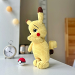 Pikachu Crochet Pattern | 27/10.63 Inch Pokemon Plush Doll (PDF Pattern) - Image 6