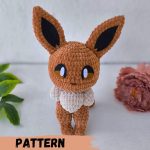 Crochet amigurumi pattern - Eevee (Pokémon)