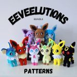 Crochet amigurumi pattern - Eeveelutions BUNDLE (12 in 1) (Pokémon) (EN)