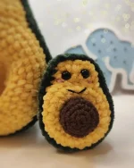 3in1 Avocado Nesting Dolls Amigurumi Crochet Pattern - Image 3