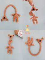 34-in-1 Animal Bundle | Long Neck Bag Charms & Cup Cover Amigurumi | PDF + Video Tutorial - Image 24