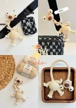 34-in-1 Animal Bundle | Long Neck Bag Charms & Cup Cover Amigurumi | PDF + Video Tutorial - Image 25