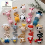 34-in-1 Animal Bundle | Long Neck Bag Charms & Cup Cover Amigurumi | PDF + Video Tutorial - Image 2