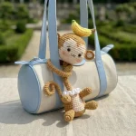 34-in-1 Animal Bundle | Long Neck Bag Charms & Cup Cover Amigurumi | PDF + Video Tutorial - Image 30