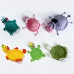 34-in-1 Animal Bundle | Long Neck Bag Charms & Cup Cover Amigurumi | PDF + Video Tutorial - Image 32