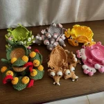 34-in-1 Animal Bundle | Long Neck Bag Charms & Cup Cover Amigurumi | PDF + Video Tutorial - Image 39