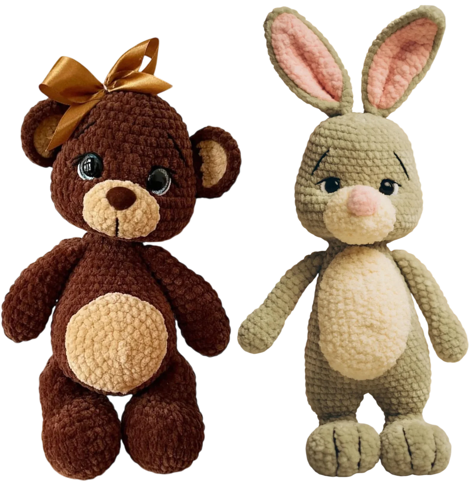 Teddy bear and rabbit